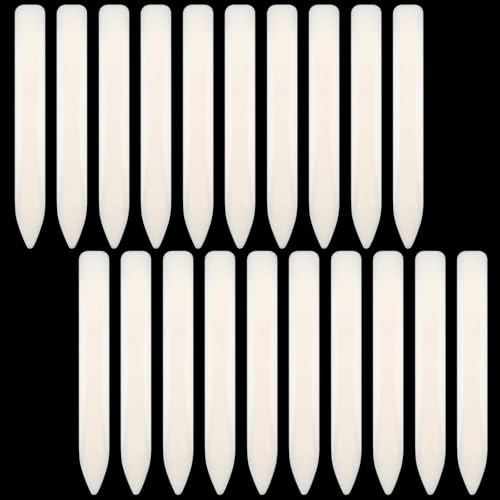 20 Pack Bone Folder Tool Plastic Bone Folder Crafts Scoring Folding Creasing Paper Crafting Scrapbooking Tool for Paper Leathercrafts Bookbinding and DIY Card Making Handmade