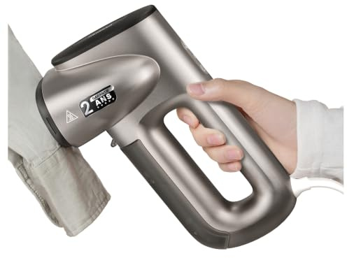 Neakasa Magic 1 Ferro da stiro a vapore sottovuoto, stiratore portatile da viaggio, tecnologia AirIron, aspirazione 2300Pa adesione tessuto, stiro a una mano, asciutto subito, 220-240V (Argento)
