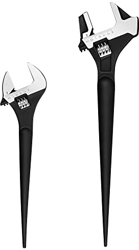 MAXPOWER 12 16-inch Spud Wrench, Continuous Tapered Handle for Alignment