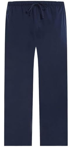 U2SKIIN Men 100% Cotton Pajama Pants Lightweight Soft Bottoms
