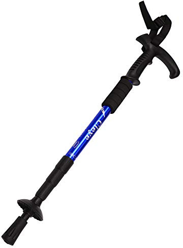 Hiking Poles Telescopic Trekking Poles Adjustable Walking Sticks Lightweight Walking Poles Portable Walking Stick Trekking Poles with Wrist Strap for Men Women Senior Trekking, 3 Sections Adjustable