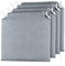 Pack 4 Cojines para Sillas de Terraza | Funda Lavable | Relleno Esponja | Estampados Lisos con 2 Cintas de Sujeción | 40 x 40 x 3 cm