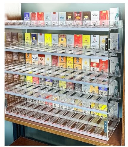 Espositori Per Sigarette Espositore Per Sigari, Sigarette Spuntate O Caramelle Scaffale Da Banco Organizzatore Per Armadietti Al Dettaglio Per Supermercati, Negozi Al Dettaglio, Bar ( Colore : Chiaro