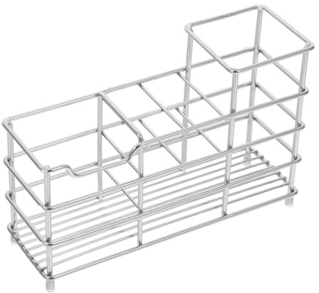 Alipis Soporte para Cepillo De Multifuncional con Drenaje De 6 Niveles Organizador De Acero Inoxidable 304 para Baño