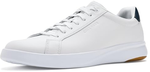 Cole Haan Men's Grand Crosscourt II Tennis Sneaker, Optic White/Navy Blazer/Optic White, 9-M UK