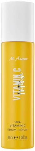 M. Asam VITAMIN C Intense 10% Serum (100ml) – Vitamin C Hochdosiert, Anti-Aging Serum Für Strahlenden Glow, Gesichtspflege Für Ebenmäßigen Teint, Spendet Feuchtigkeit