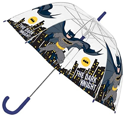 Marvels DC Comics Kids Batman Umbrella Brolly Windproof Umbrella 60cm Black B09JSXK76Z