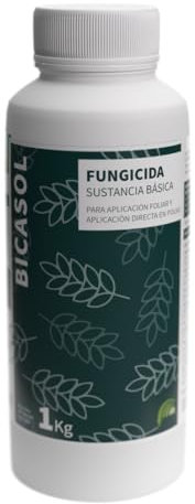 BICASOL Biogfungicida polivalente con acción múltiple para plantas ornamentales, arbustos, árboles, huertos control de oídio y moteado mejora salud y la productividad de las plantas
