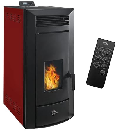 Estufa de pellets hidráulica impermeable Anita 21 kW Burdeos Sannover