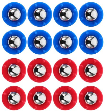 Abaodam Accesorios para Juegos de Mesa 40piezas de Bolas Deslizantes Plástico Resistente Piezas para Tejo y Fútbol de Mesa para y Diversión