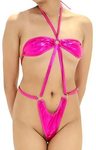 Pradize Bikini Sling Slingshot Rosa Violeta Brillante