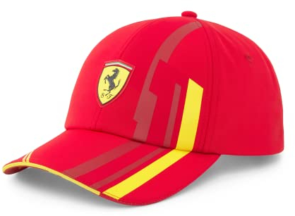PUMA Scuderia Ferrari - 2023 Sonderedition Carlos Sainz Kappe - Rot - Unisex - Größe: Einheitsgröße
