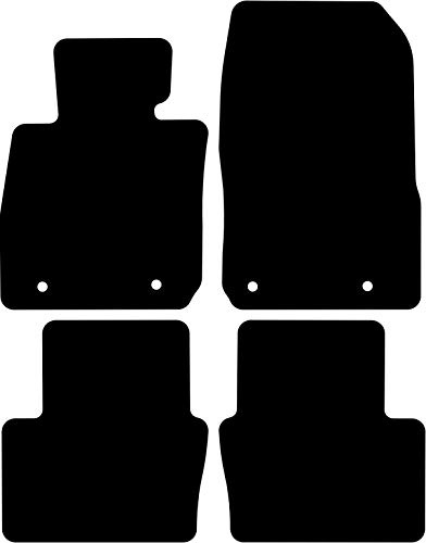 Kovvar Fußmatten passend für Mazda CX-3 2015-2018 | Qualität: Premium