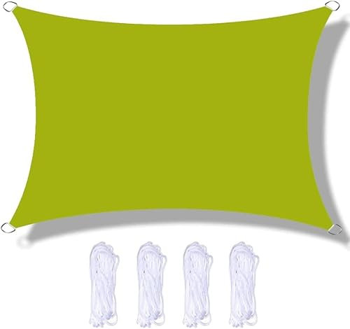 Tenda parasole impermeabile e resistente ai raggi UV, 6 m x 8 m, per patio, giardino, ristorante, cortile, posto auto coperto, tenda rettangolare