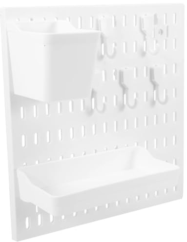 Pannelli forati Organizzatori Pareti for ufficio Porta posteriore Stanza artigianale Supporto for riporre oggetti in plastica for la casa Accessori for mensole da cucina per laboratori, garage, cucine