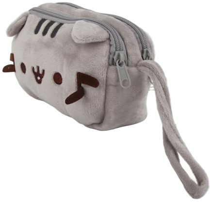Generic Kitten Toiletry Bag, Cute Cat Makeup Bag with Convenient Handle and Smoothing Zipper, Soft Canvas Travel Pouch for Cosmetics, Pencils, Shampoo, Brushes