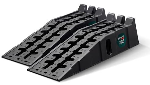 VOUNOT® Set di 2 Rampe per Auto da 5 Tonnellate Rampe di Carico Antiscivolo