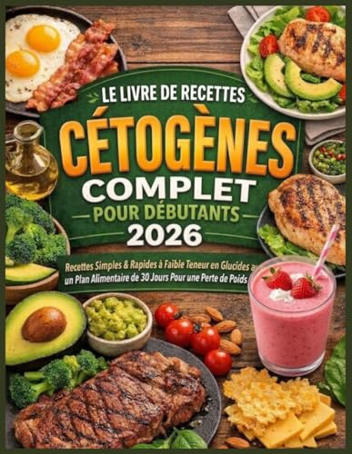 Le Livre De Recettes Cétogènes Complet Pour Débutants 2026: Recettes rapides et faciles à faible teneur en glucides avec un plan de repas de 30 jours pour une perte de poids saine
