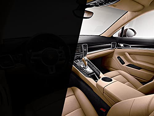 Panthera 295C Film teinté Noir profond (95 %), 76 cm de large, Qualité professionnelle