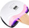 MUOIVG Lampada Unghie LED UV Professionale,168W Fornetto Unghie Può Curare Rapidamente,Sensore Di Avvio Automatico,Timers da 10s/30s/60s/90s, LCD Display Lampada per unghie per Gel Nail Polish Light