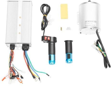 Frederimo Motore senza spazzole, 6600 giri/min, motore DC 72 V 3000 W, potente motore elettrico per Go-Kart elettrico e-skateboarding longboard nero