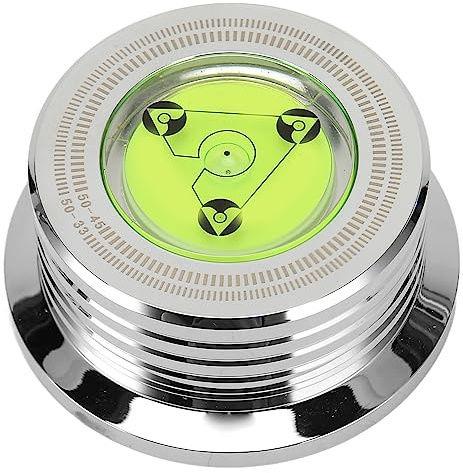 Record Vikt Stabilisator, Vibration Dämpare Klämma Skivstabilisator Metall Skivspelare För Skivspelare LP (Silver)