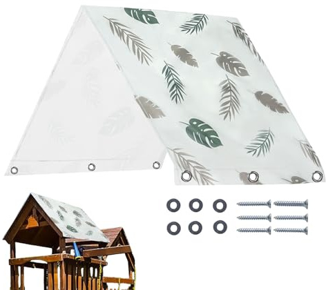 Celuicion Lekplatsutrustning och lekplatsutrustning, Utomhus Swing Cover | STURDY Playground Canopy Ersättning | Enkel installation UV Protection Uteplats Paraplyer & Shade for Backyard