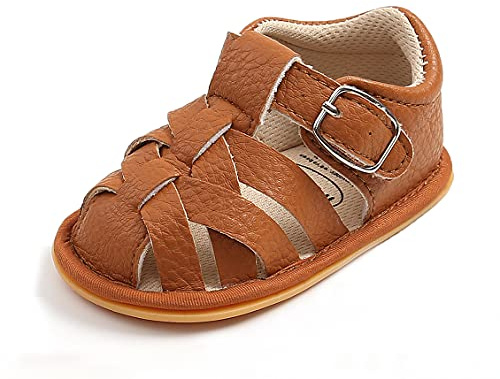 Bambini Ragazzi Ragazze Sandali Bambini Estate Sandali Scarpe Neonato PU Pelle Primo camminatore Scarpe Neonato Scarpe Casual 0-18M
