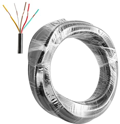 SPARKMOTO 5M Cable para Remolque 5 Polos,Ronda Cable Car Cable de Remolque,Cable de Remolque 5 Hilos,Cable eléctrico 5 Hilos para vehículo,Cable para luz de Remolque,Cable para LED Pilotos Remolque