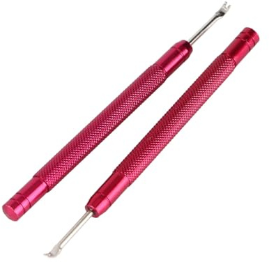 Tbest Extracteur Horlogers Outils Fabricants Dissolvants Pignon de Levier Horotec Horloger Burgeon Retrait, Kits D'outils de Réparation, 2 Pièces Montre Minute Seconde Heure Aiguilles