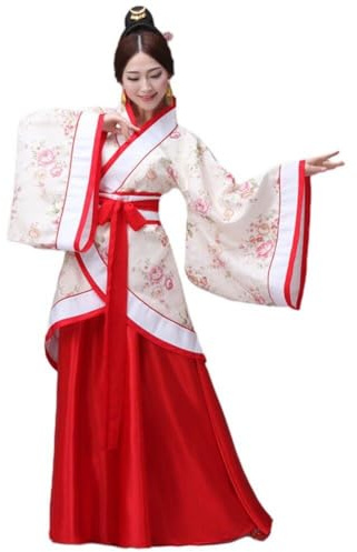 Traje Tang para Mujer, Vestidos Hanfu De Estilo Chino, Traje Tradicional, Vestido Antiguo De Manga Larga, Cosplay, Ropa Clásica para Adultos