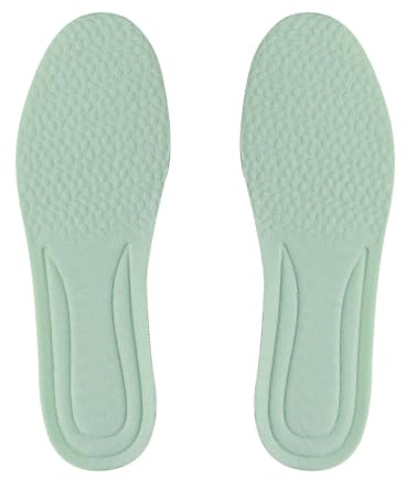 Hsthe Sea Sports Shoe Insoles, Memory Foam Insoles, Ger bra stötdämpning och dämpning för fotavlastning, Supermjuka skoinlägg, Bästa ersättningsskoinlägg (UK 10,5)