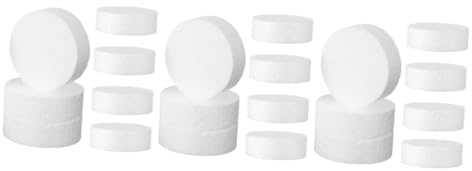 Veemoon 7pcs Foam Circles for Crafts - 59 Inch Round Polystyrene Foam Discs for Cake Displays and