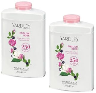 2 x Körperpuder English Rose je 200g (2 x 1 Stück)