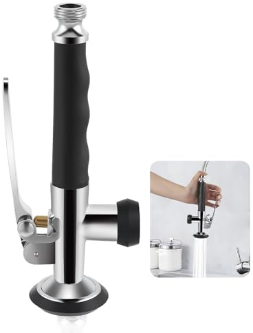 Douchette à main professionnelle en laiton avec support de blocage, tête de pulvérisation pour évier de cuisine, robinet universel 1/2, douchette de rechange professionnelle pour cuisine