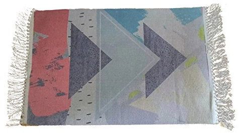 DUOSHIDA Couverture tissée à la Main (100% Coton peigné) pour Yoga, méditation, Plage, fête, Picasso, 47 * 71