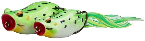 Savage Gear 3D Pop Frog – Popper gummigroda för spinnfiske av abborre och gädda, ytbete, toppvattendrag, gädda