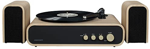 Crosley Gig Retro Belt-Drive Bluetooth Turntable with Aux-in and Speakers