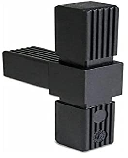 cyclingcolors connecteur plastique pour tube carré 20x20 25x25 30x30 étagère armoire 20mm 25mm 30mm raccord (T (25mm))