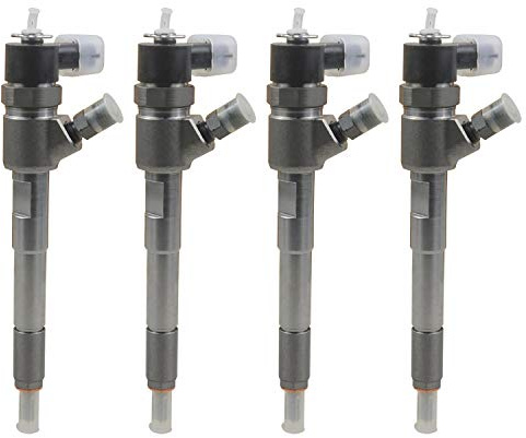 Bisenya 4* Iniettori carburante 0445110351 1.3D Compatibile con Cit-roen Su-zuki Fi-at Peu-geot O-pel Fo-rd 55219886 1723813 1723813 (Collega e usa)
