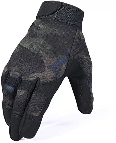 Samnuerly Guantes de Dedo Completo Motocross Off-Road Racers Riding Motorcycle Racing Gear Guantes de Motocicleta Hombres Mujeres (Color : A, Size : L Code) (CM Code)