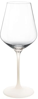 Villeroy & Boch – Manufacture Rock blanc Rotweinglas Set 4 teilig Weiß, Weinglas Set für Rotwein, Gläser für Wein, Außergewöhnliche Gläser, Kristallglas