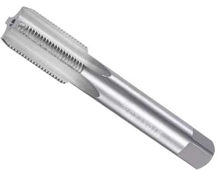 CoCud Fraise à Fileter, Taraudage M16 x 1.25, 4 Cannelures, Acier Rapide, Outil de Réparation de Filetage Métrique à Gauche - (Pour creuser et Tarauder l'Aluminium, l'Acier Inoxydable)