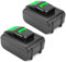 Shentec Replacement Batteries for 20 V 5000 mAh WA3553 WA3551.1 WA3553.1 WA3556 WA3572 WA3605 WA3641,WX390, WX176, WX178 Pack of 2