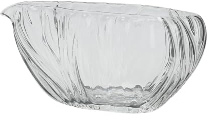 perfk Ciotola in Vetro per Matcha con beccuccio versatore, Regalo Matcha Chawan da 240 ml, Tazza da tè Verde Giapponese per la Cerimonia del tè,