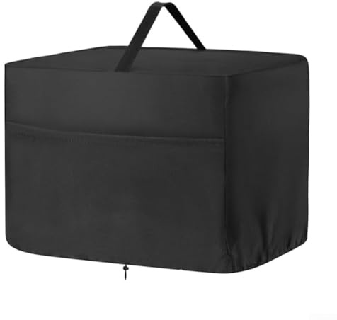 Bulevisiter Cubierta antipolvo para cortar carne de cocina, tela Oxford impermeable, protección para Elite OSTBA con bolsillos de almacenamiento, color negro, 15 x 11 x 11 pulgadas