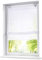 1 Stück Ösenrollo mit U-Haken Raffrollo Voile Transparent Vorhang (BxH 80x130cm, Weiß)