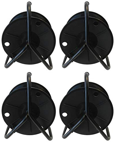Audio2000'S ADC2716B4 4-Pack Portable Cable Reels/Cord Reels, Capacity of Each Reel: 330 feet of 6mm Cable/Cord