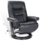 Max : Fauteuil de Relaxation Design - Cuir Noir