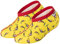 TippTexx 24 Stiefelsocken, 1 oder 2 Paar, Gummistiefelsocken mit Nässeschutz und ANTI-LOCH-GARANTIE für Damen, Herren u. Kinder (27-28, Gelb-Regenschirm - 1Paar)